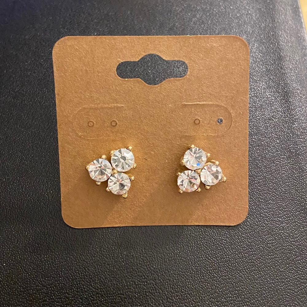 Triangle Diamond Earrings
